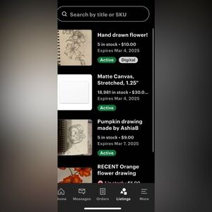 Go to my Etsy story right ow please!
Help a small business out!